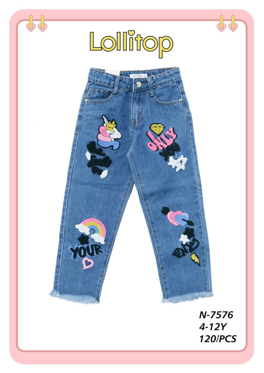 Immagine di Jeans bambina autunno Lollitop Art. N7576