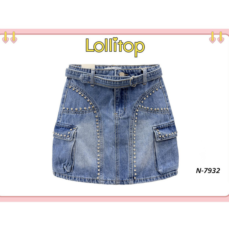 Immagine di Gonna jeans ragazza primavera Lollitop Art. N7932