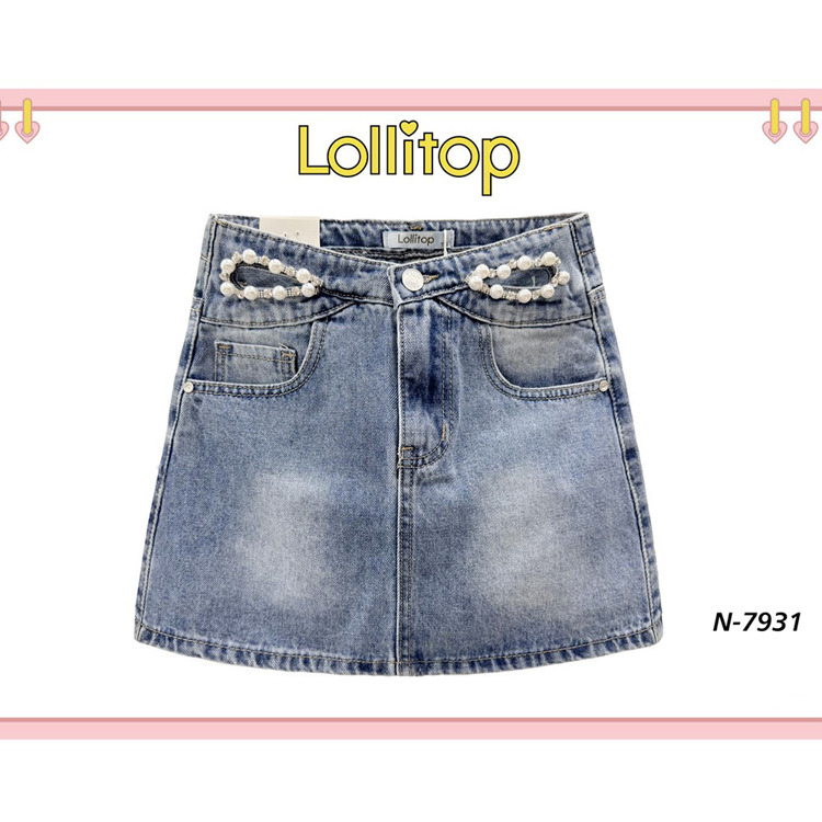 Immagine di Gonna jeans ragazza primavera Lollitop Art. N7931