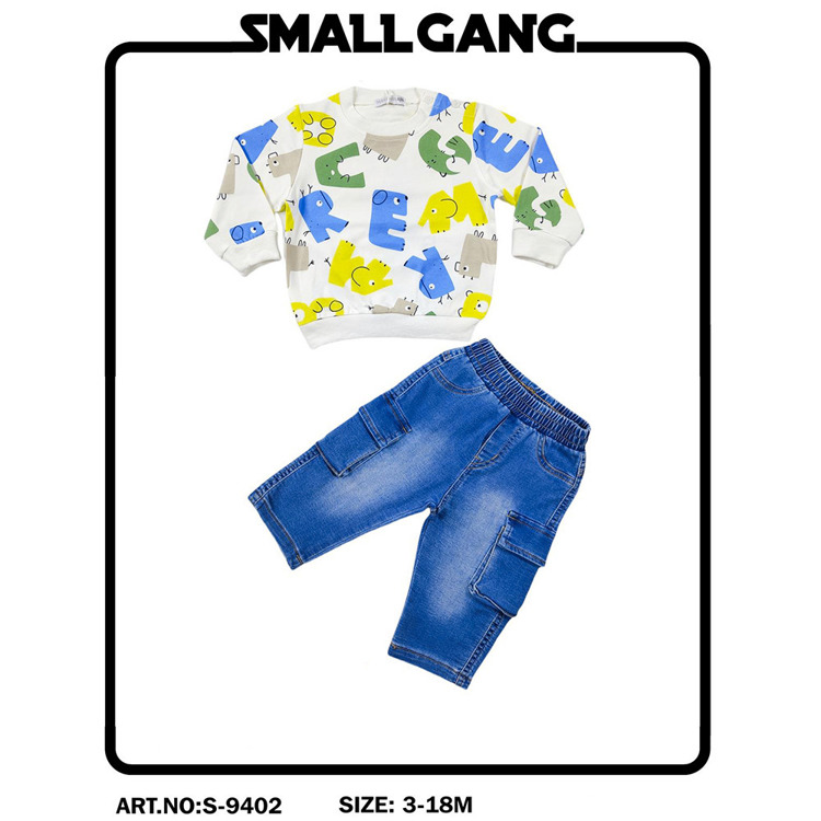 Immagine di Completo neonato primavera Small Gang Art. S9402