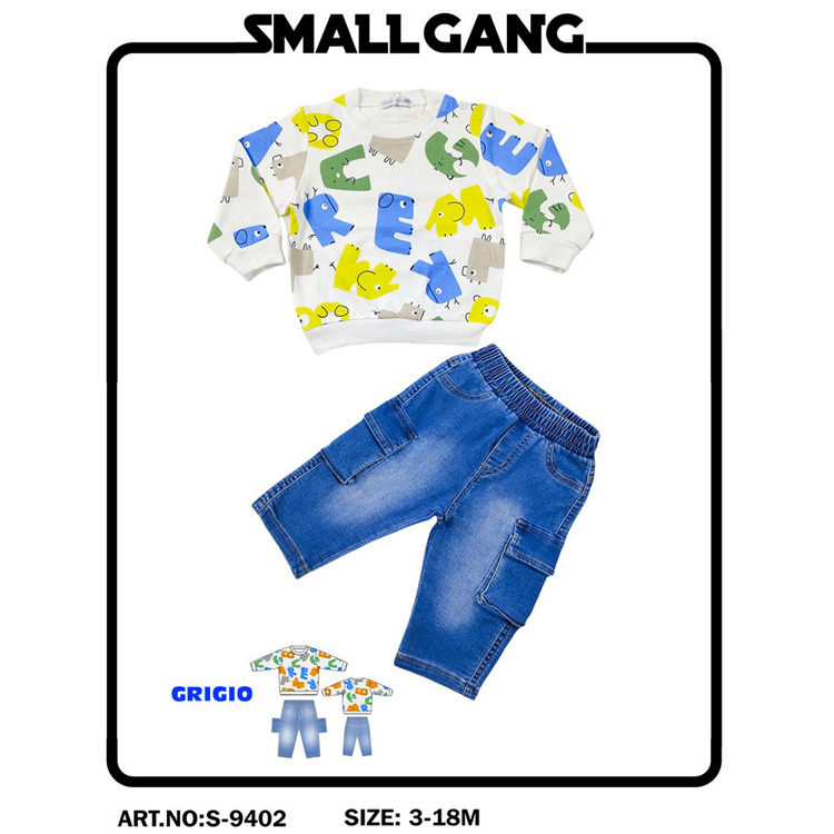 Immagine di Completo neonato primavera Small Gang Art. S9402