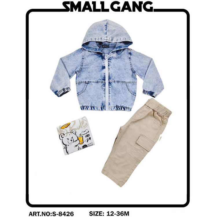 Immagine di Coordinato neonato primavera Small Gang Art. S8426