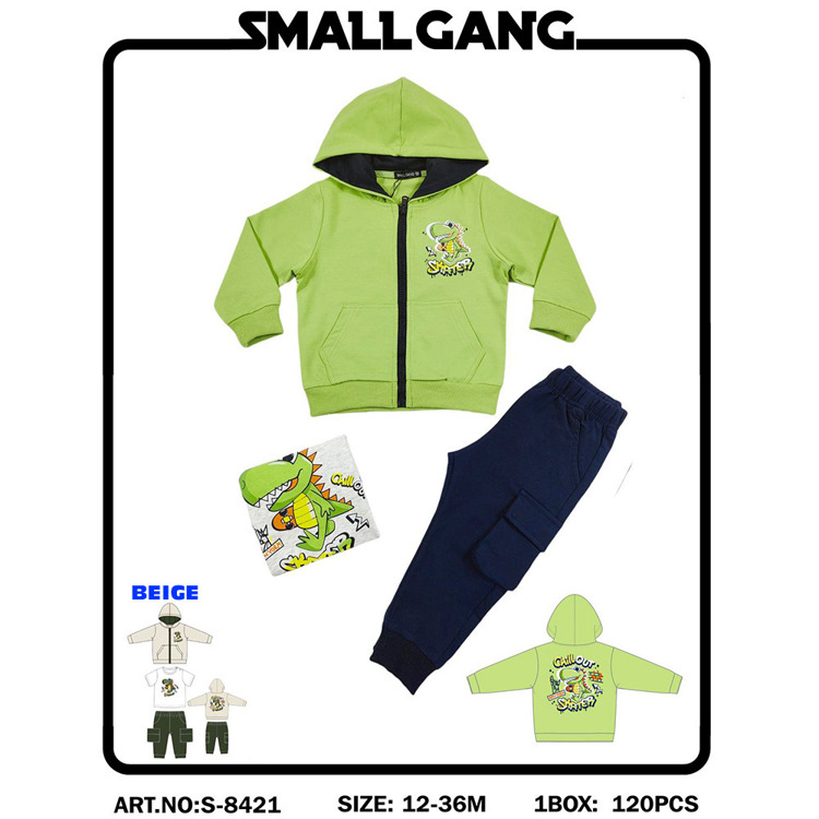 Immagine di Coordinato neonato primavera Small Gang Art. S8421