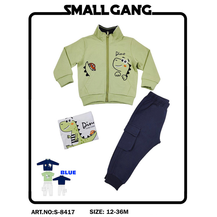 Immagine di Coordinato neonato primavera Small Gang Art. S8417