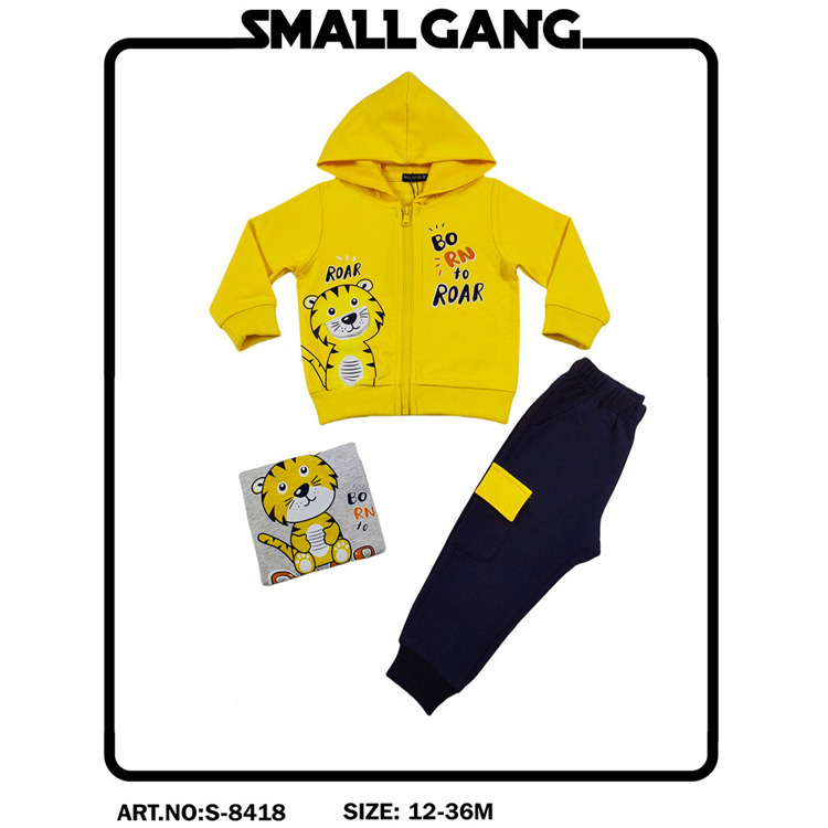 Immagine di Coordinato neonato primavera Small Gang Art. S8418