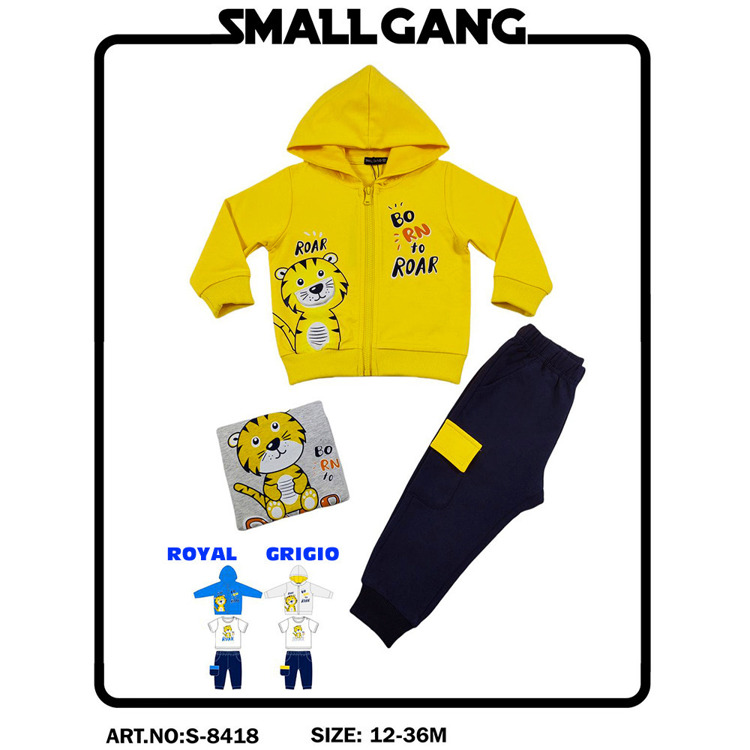 Immagine di Coordinato neonato primavera Small Gang Art. S8418